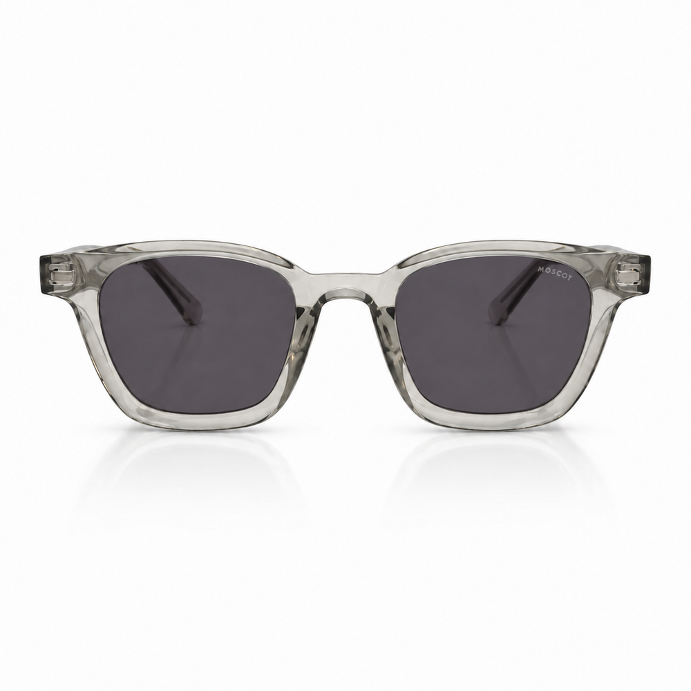MOSCOT CLEAR GREY SQUARE